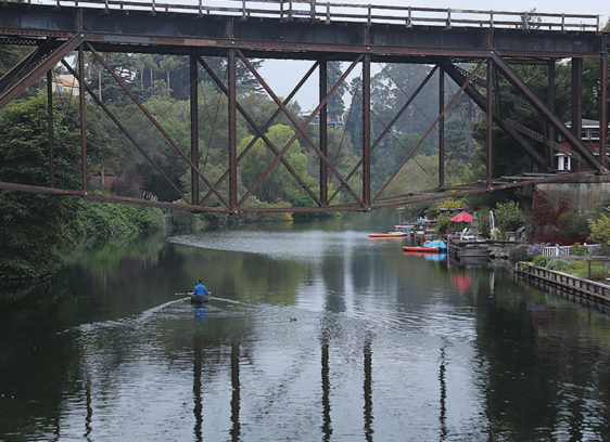 Sticker Shock Trestle bridge in Capitola