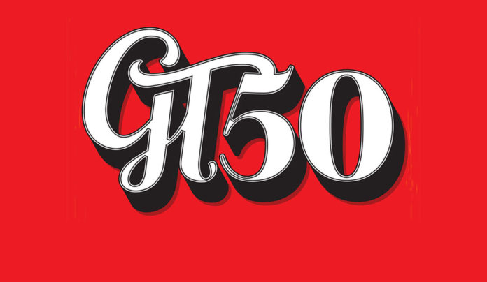 50 and Counting Logo that says GT50