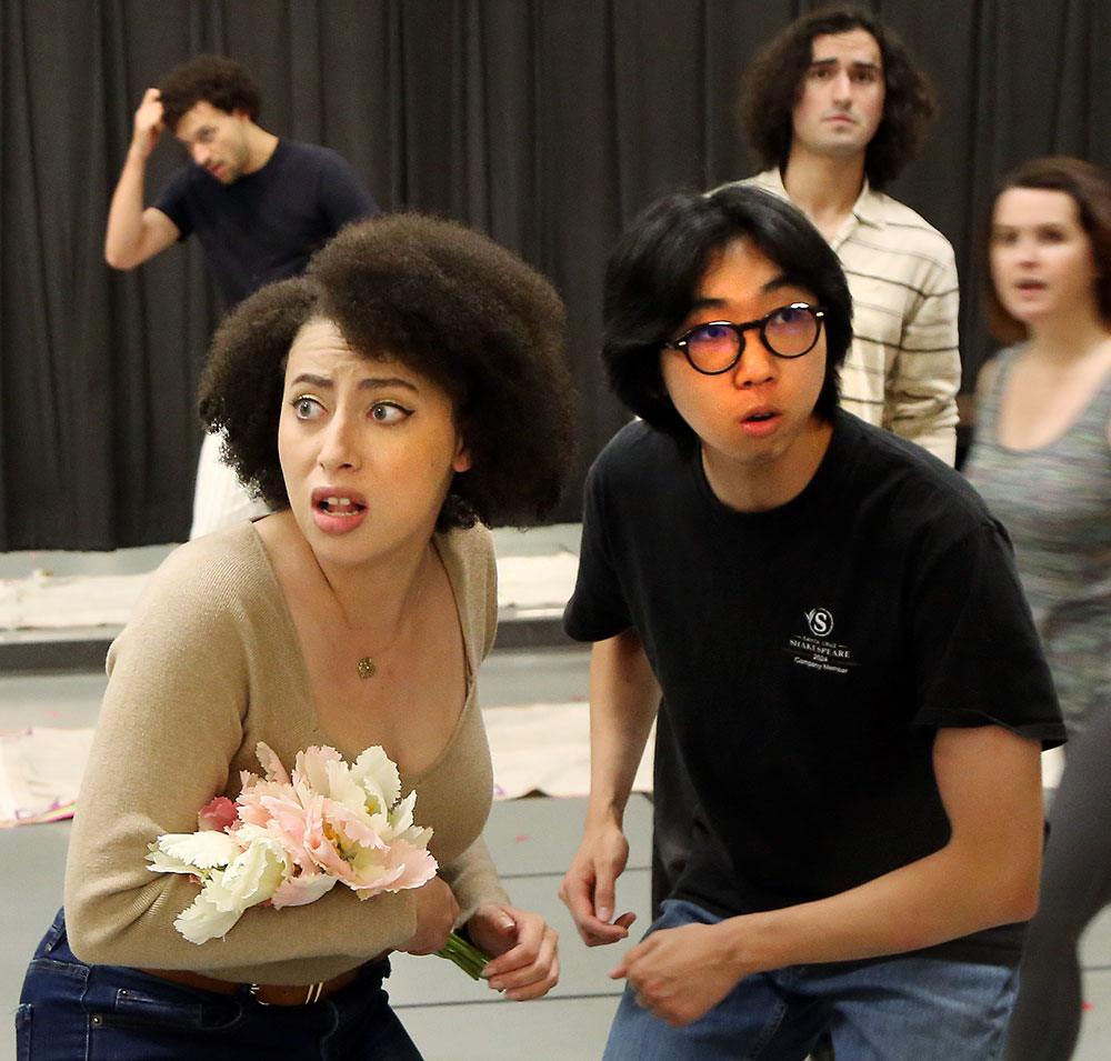 Cover image Sweeney Todd rehearsal