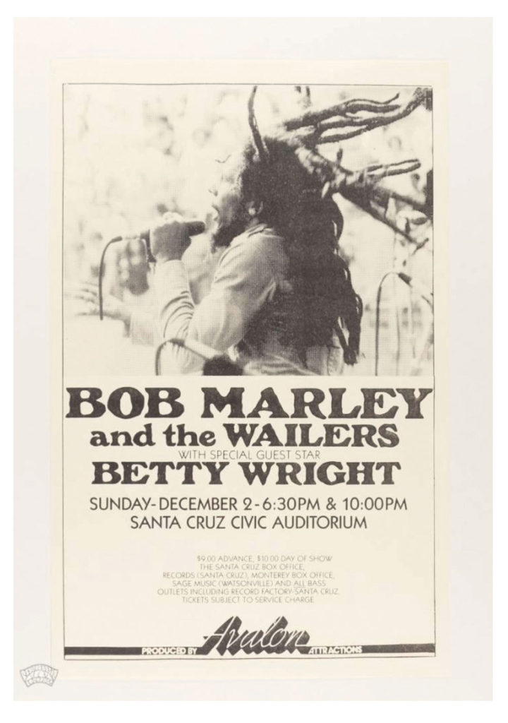 SC Civic cover story image Bob Marley concert poster
