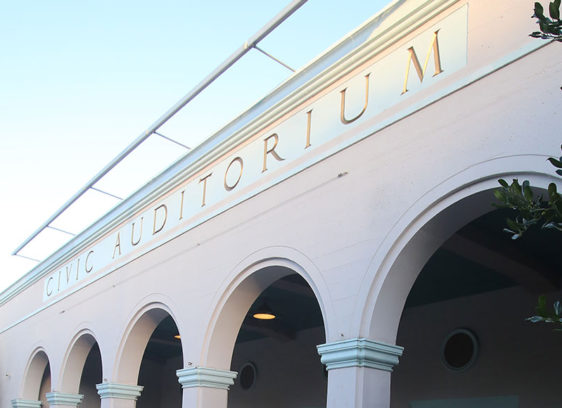 Civic Slide or Civic Rise? Cover story Main photo Santa Cruz Civic Auditorium