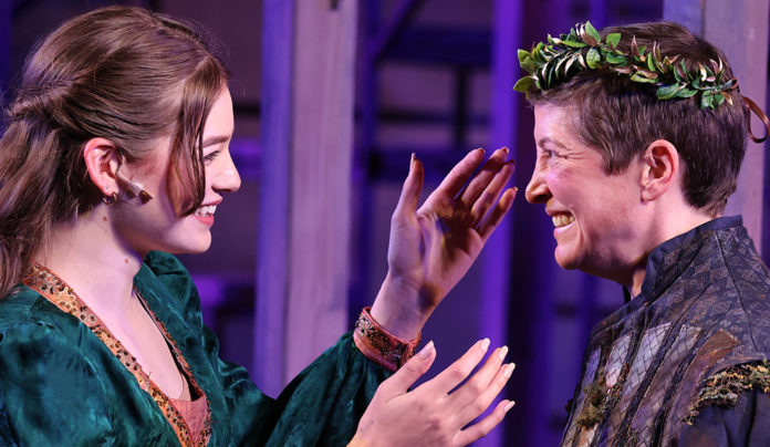 Challenge Accepted Two actors facing each other, dressed in period costumes