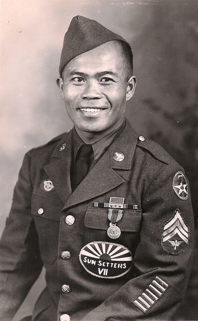 Man wearing a military uniform