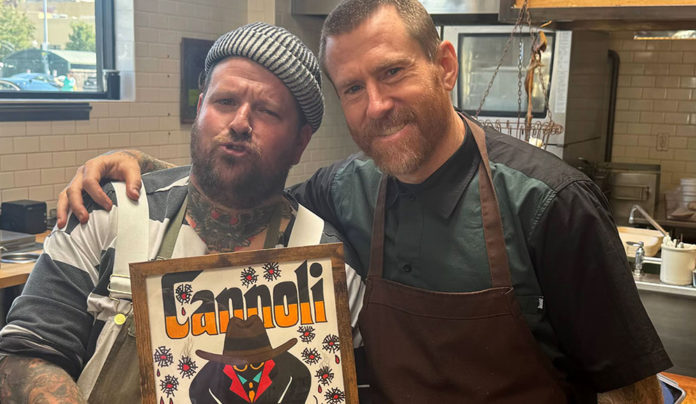 Life and Death Boxing Lance Ebert and Mikey Adams are pictures in Mark C Anderson's review of the Death Box food pop-up
