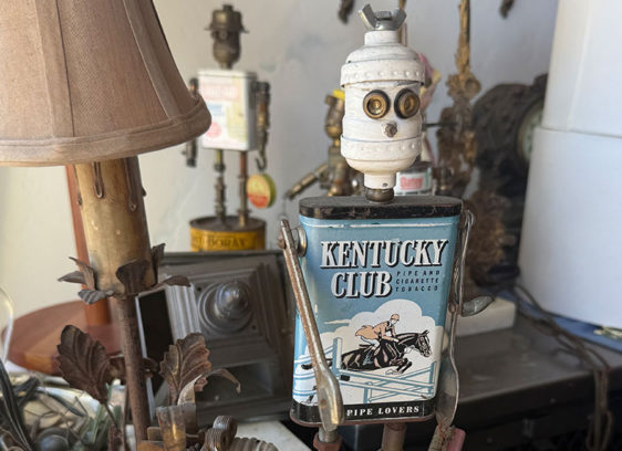 The Wizards of Wire robot lamps