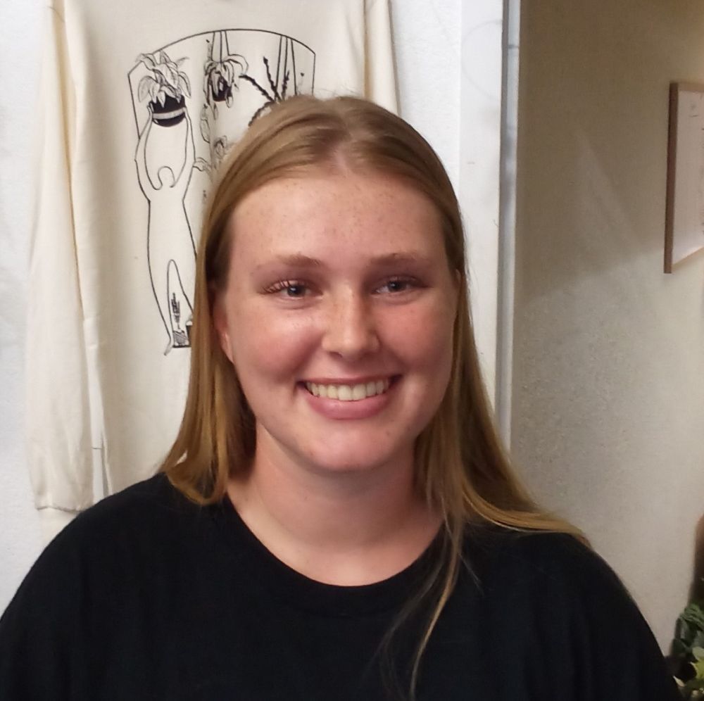 20 year old Emmi interviewed for Street Talk at Leaf and Vine.