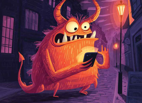 a cartoon monster represents Festival of Monsters