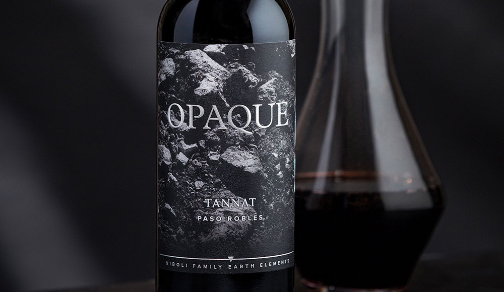 a bottle of Opaque wine for Good Times Vine and Dine