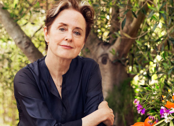 The Power of Food Chez Panisse founder Alice Waters relaxes outdoors