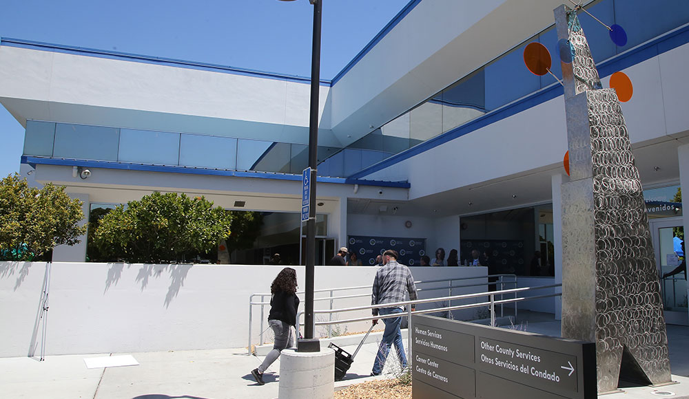 Exterior of government building
