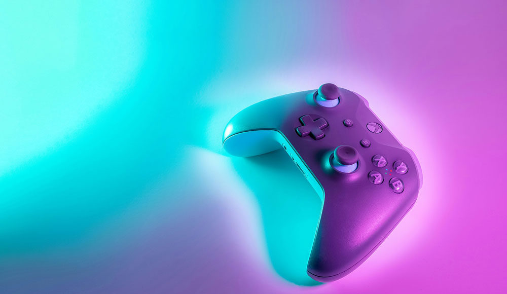 Red xbox one game controller