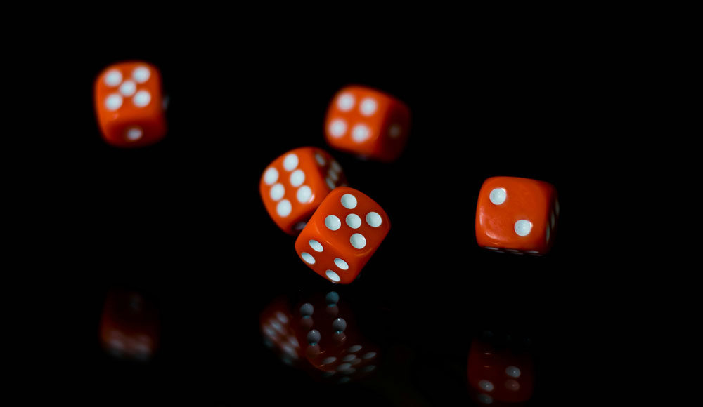 Red and white dice