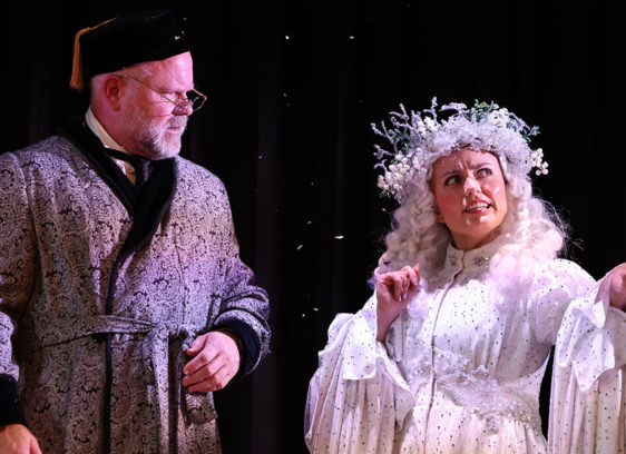 Ties That Bind Scrooge confronts the Spirit of Christmas Past in Santa Cruz Shakespeare’s A Christmas Carol