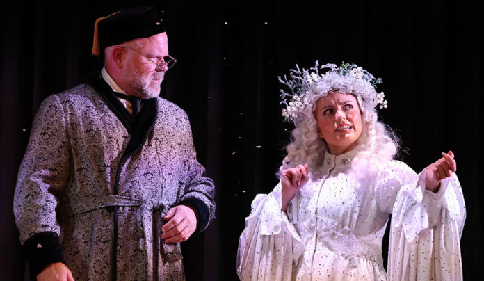 Ties That Bind Scrooge confronts the Spirit of Christmas Past in Santa Cruz Shakespeare’s A Christmas Carol