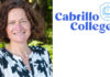 Cabrillo College Selects New President Portrait of a woman next to Cabrillo College logo