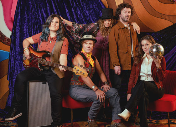 Things to do in Santa Cruz Members of Fleetwood Macramé pose together during a promotional photo shoot.