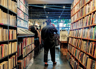 Animal Instincts Interior of Bad Animal bookstore and wine bar in downtown Santa Cruz