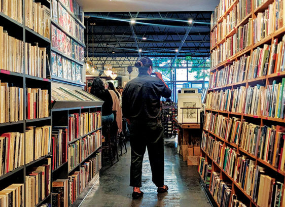Animal Instincts Interior of Bad Animal bookstore and wine bar in downtown Santa Cruz
