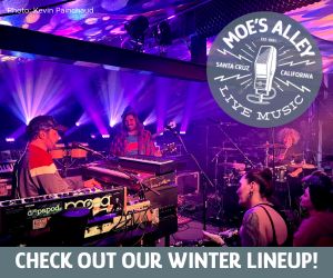 moe's alley, live music in santa cruz california, winter concert lineup