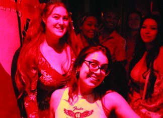 Above the Cat Patrons dancing at Cat Alley Street nightclub in downtown Santa Cruz