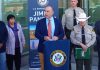 County Leaders Support Immigrants Congressman Jimmy Panetta speaks at a press conference with local officials and law enforcement in Santa Cruz