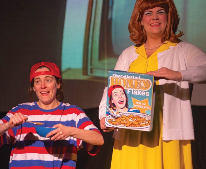 Eight Tens Bring It Laney Correa and Manirose Bobisuthi perform in โAd Hominemโ during 8Tens@8 at Actors Theatre in Santa Cruz