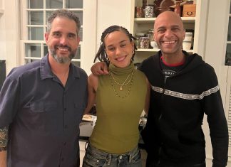Born Under a Good Sign — Living Out of the Box Charlie Hunter, Lo Steele and drummer Marcus Finnie pose together ahead of their Kuumbwa Jazz Center performance in Santa Cruz.
