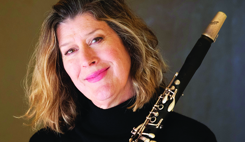 Clarinetist Erica Horn performs with Ensemble Monterey.