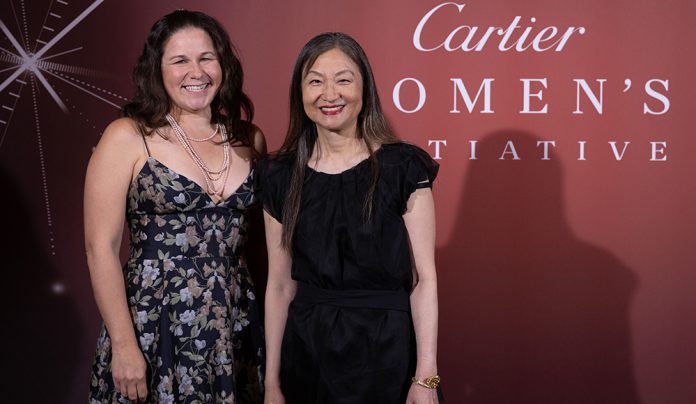Venture Out Hillary Talbot and Jenny Kuan at Cartier Womenโs Initiative event