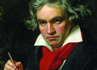 Mighty Ludwig Van Portrait of Ludwig van Beethoven by Joseph Karl Stieler