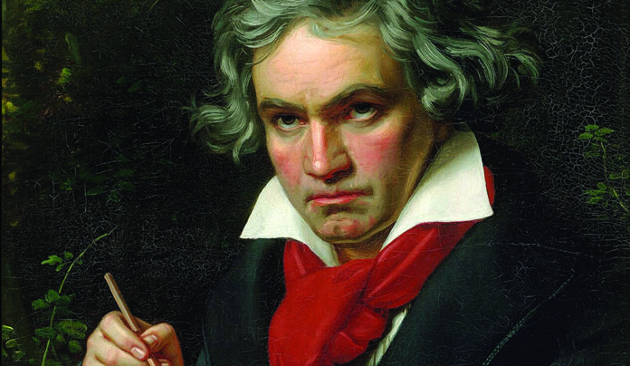 Mighty Ludwig Van Portrait of Ludwig van Beethoven by Joseph Karl Stieler