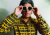 Rippling Santa Cruz Helado Negro wearing sunglasses and patterned shirt