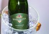 Wine and Vines Kendall Jackson Vintners Reserve Brut Cuvee sparkling wine bottle on ice
