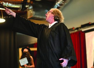 Boop Boop A Doop actor performing in Don’t Take My Boop Boop A Doop Away Santa Cruz musical