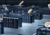 Playing with Digital Fire Data center server room with creative icons floating over the image.