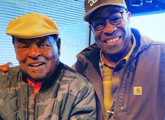 High Five, Dusty Tito Fuentes with Dusty Baker
