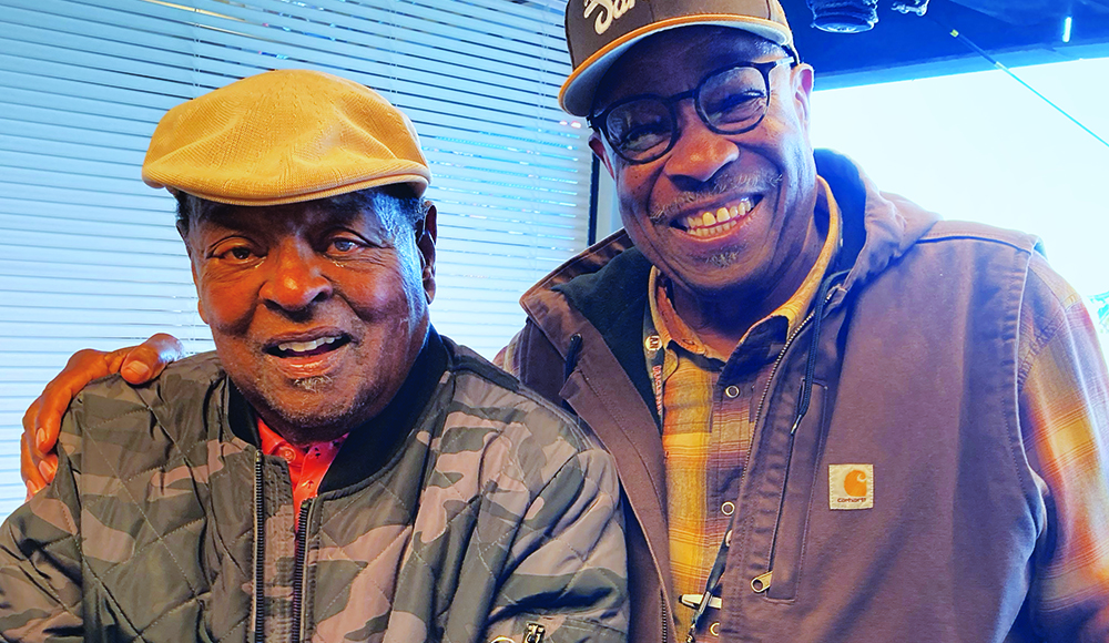 Tito Fuentes with Dusty Baker