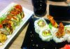 Signature Ramen Deep-fried Pajaroll and Spicy Spider Roll served at Miyuki Restaurant in Watsonville.