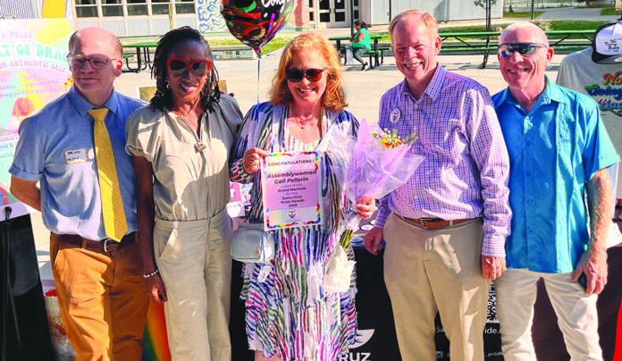 Pride Weekend’s Grand Marshalls Santa Cruz Pride representatives present Assemblywoman Gail Pellerin with a certificate naming her a 2026 Pride Parade Grand Marshal.