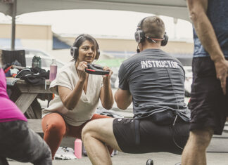 Get Out Outdoor group fitness class at GOAT Santa Cruz