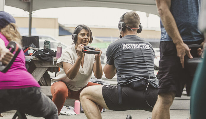 Get Out Outdoor group fitness class at GOAT Santa Cruz