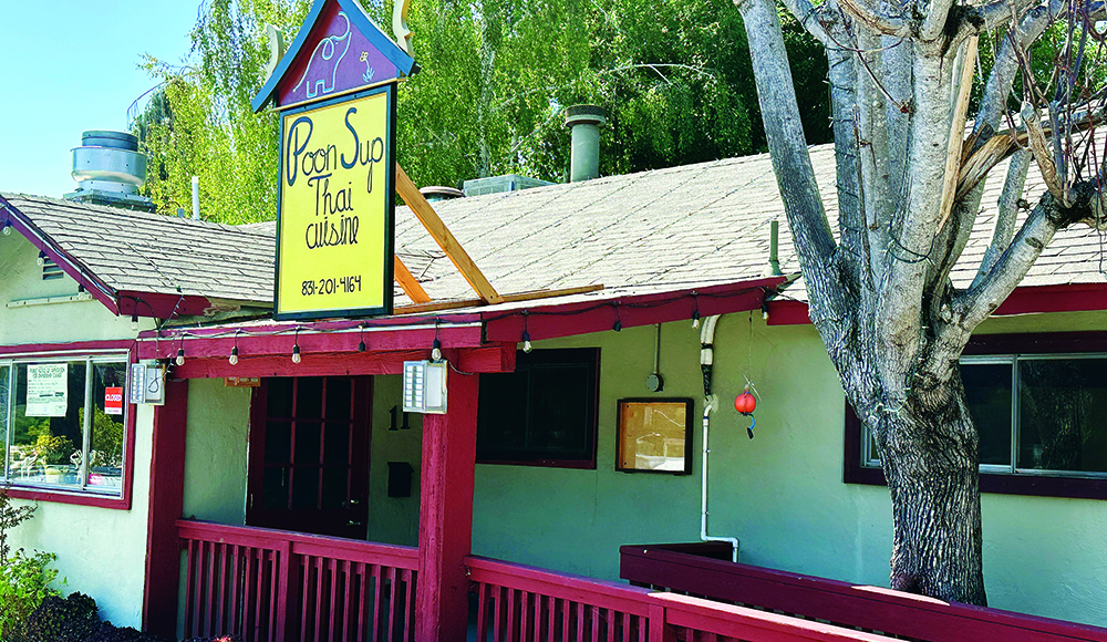 Exterior of Poon Sup Thai Cuisine in Scotts Valley.