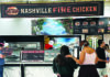 Firebird Customers order at Nashville Fire Chicken inside the Capitola Mall food court.