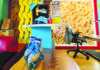 Pasta Twist Colorful Goodles office and test kitchen on River Street in Santa Cruz.