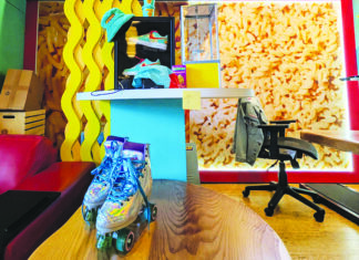Pasta Twist Colorful Goodles office and test kitchen on River Street in Santa Cruz.