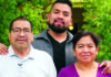 From Farm to Tech Martin Vargas-Vega stands between his father Tomás Vargas Pineda and mother María Luisa Vega De Vargas.