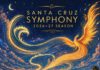 The Editor’s Desk Santa Cruz Symphony 2026–27 poster showing a golden firebird above the Civic Auditorium as concertgoers approach beneath a starry sky.