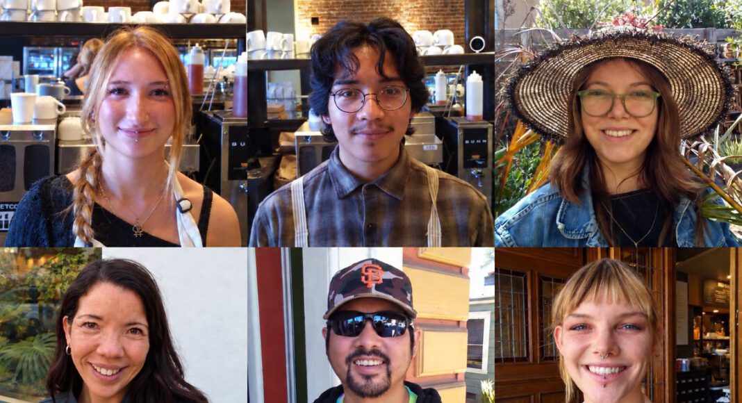 Six smiling Street Talk participants pictured in a portrait collage.